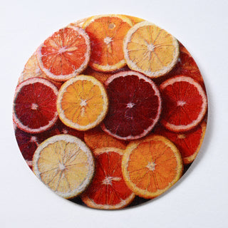 Pendente in Madreperla Agrumi Pittura Disco 60mm