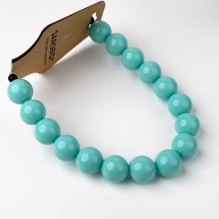 Perle in Resina Tonde 15mm Tiffany - Filo da 25 cm | Sarobidy