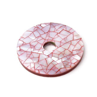 Elemento Disco Terra di Siena 45mm - Fiori di Mosaico