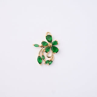 Pendente Zirconi Effetto Ametista Ovale 17x13mm - Pendenti e Ciondoli per Bigiotteria e Gioielli fai da te