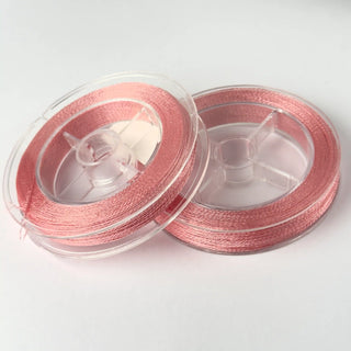 filo per uncinetto lurex rosa pink lunghezza 45m spessore 0.6mm