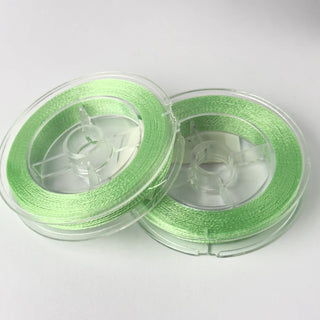 filo per uncinetto lurex verde chiaro opaco lunghezza 45m spessore 0.6mm