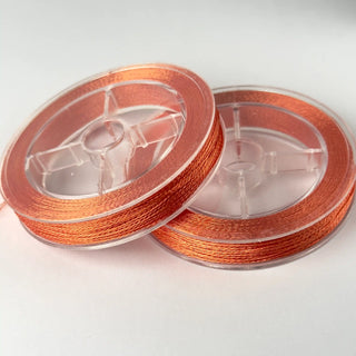 filo per uncinetto lurex arancio anticato lunghezza 45m spessore 0.6mm