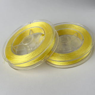 filo per uncinetto lurex giallo pieno lunghezza 45m spessore 0.6mm