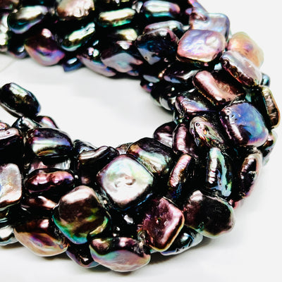 Perle Di Fiume e Coltivate - Perle di fiume tonde irregolari 9 mm circa con  riflessi oro pacco 10 pezzi 